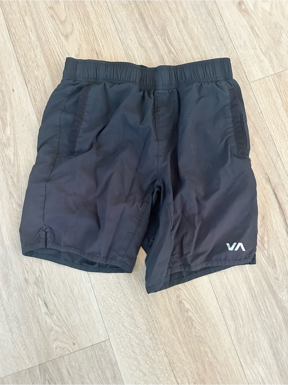 Kids' Black Casual Athletic Shorts